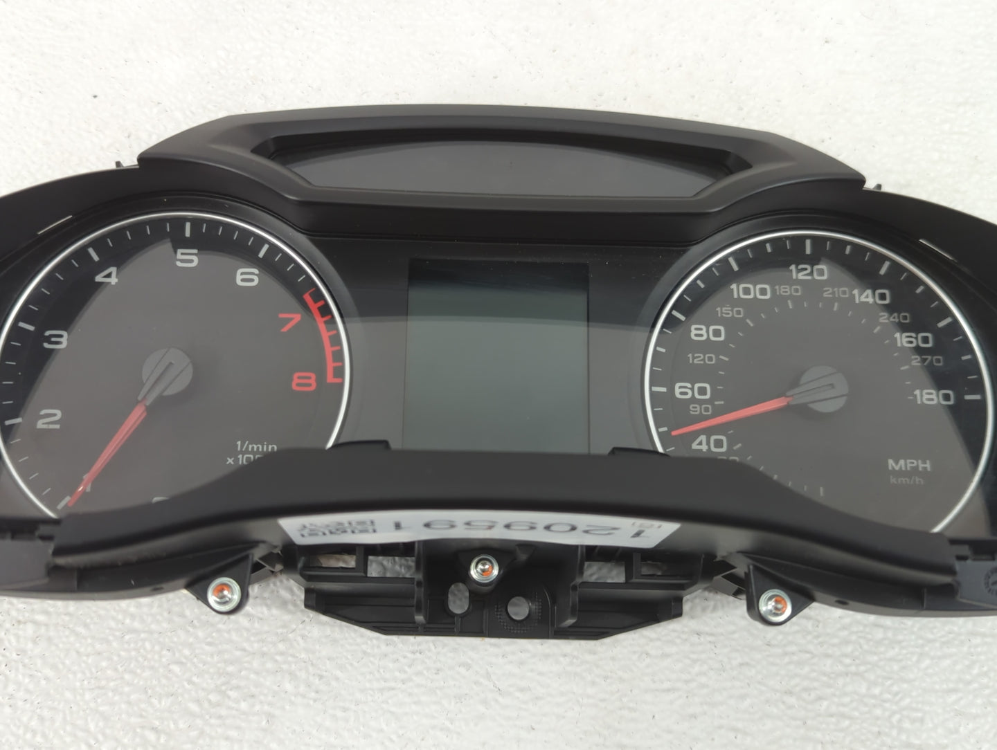 2010-2012 Audi A4 Instrument Cluster Speedometer Gauges P/N:8K0 920 950 E Fits Fits 2010 2011 2012 OEM Used Auto Parts - Oem