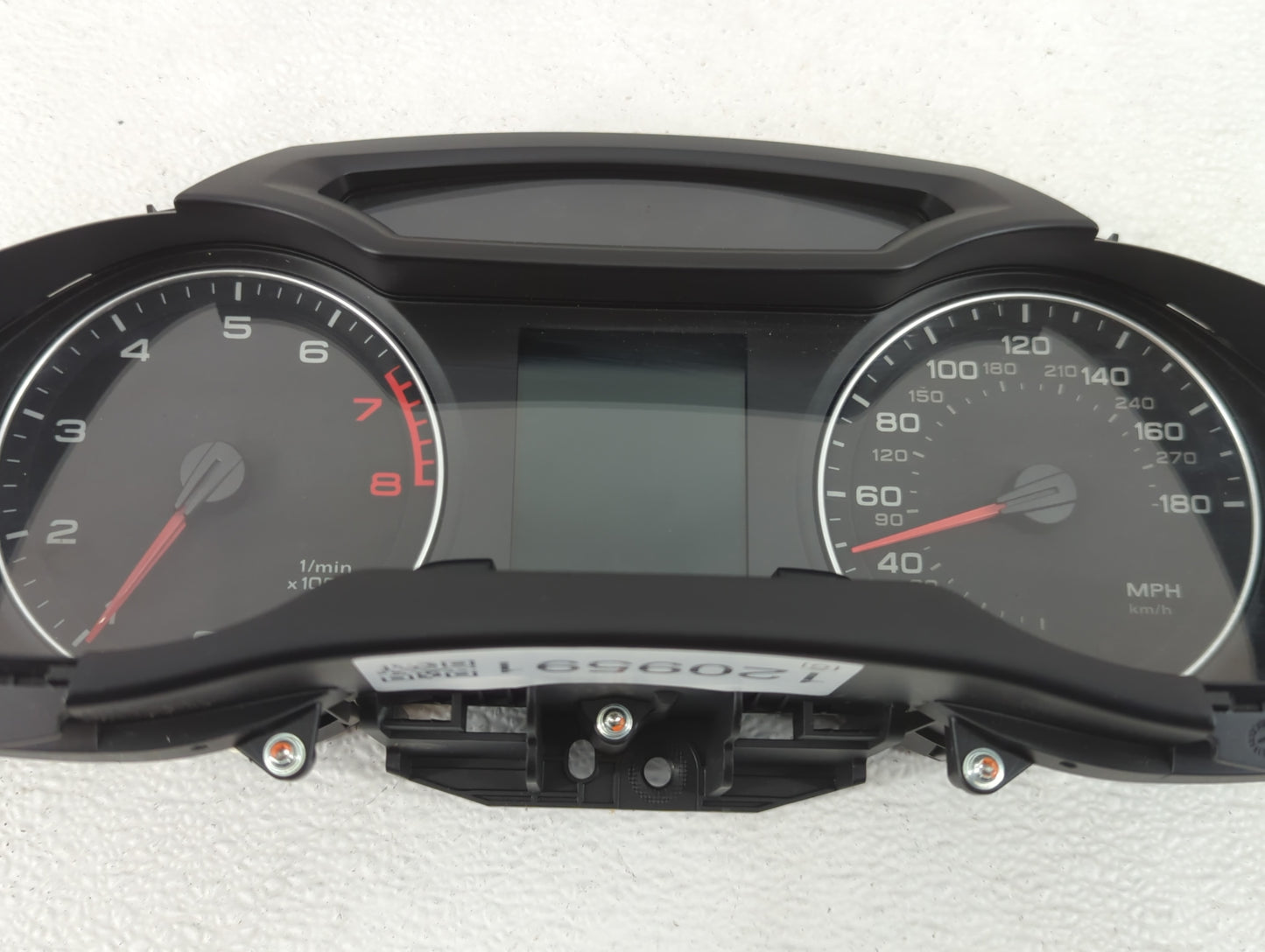 2010-2012 Audi A4 Instrument Cluster Speedometer Gauges P/N:8K0 920 950 E Fits Fits 2010 2011 2012 OEM Used Auto Parts - Oem