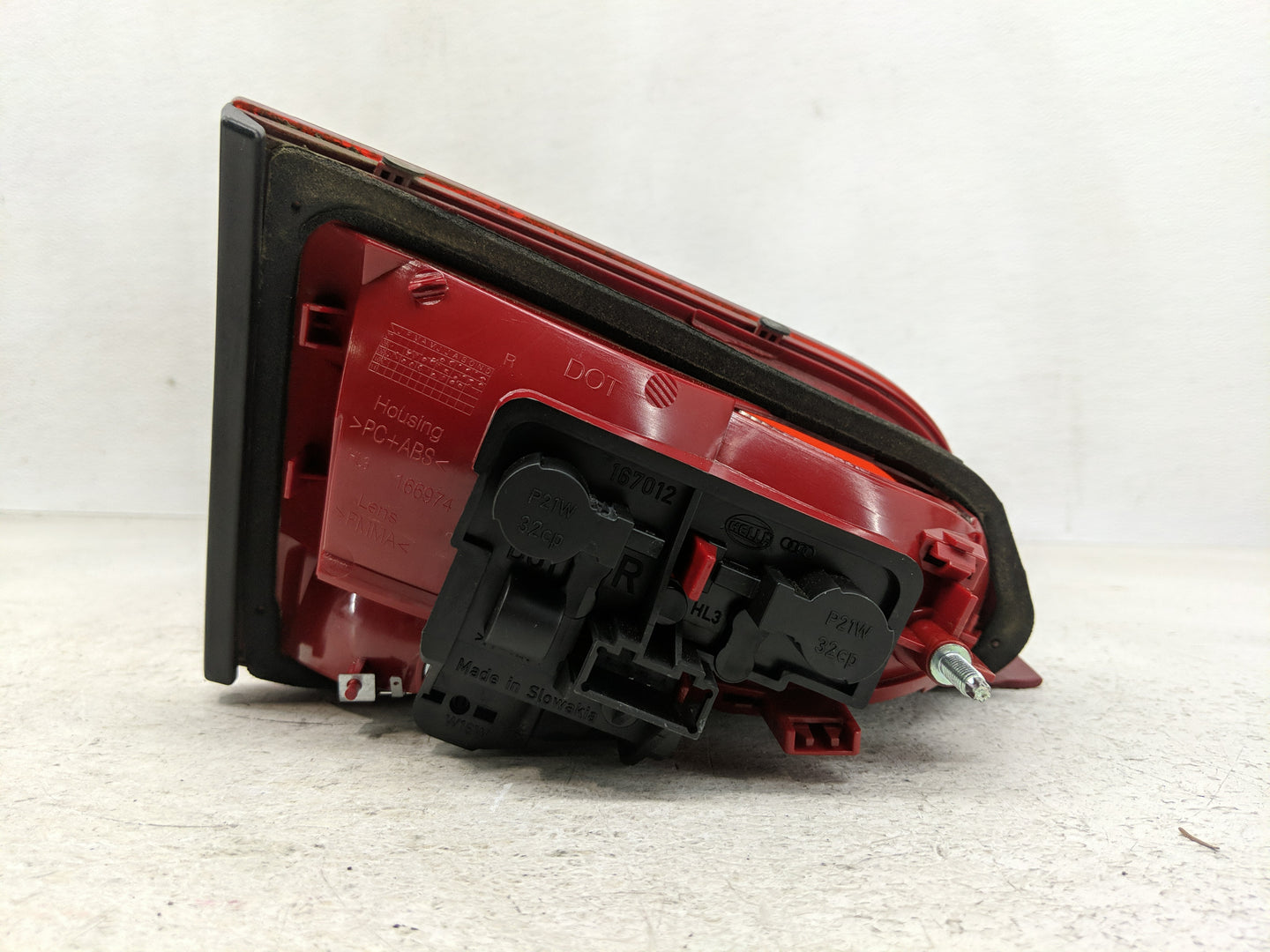 2009-2012 Audi A4 Tail Light Assembly Driver Left OEM Fits Fits 2009 2010 2011 2012 OEM Used Auto Parts - Oemusedautoparts1.