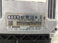 2010 Audi A4 PCM Engine Control Computer ECU ECM PCU OEM P/N:0 261 S05 139 8K2 907 115 AA Fits OEM Used Auto Parts - Oemused
