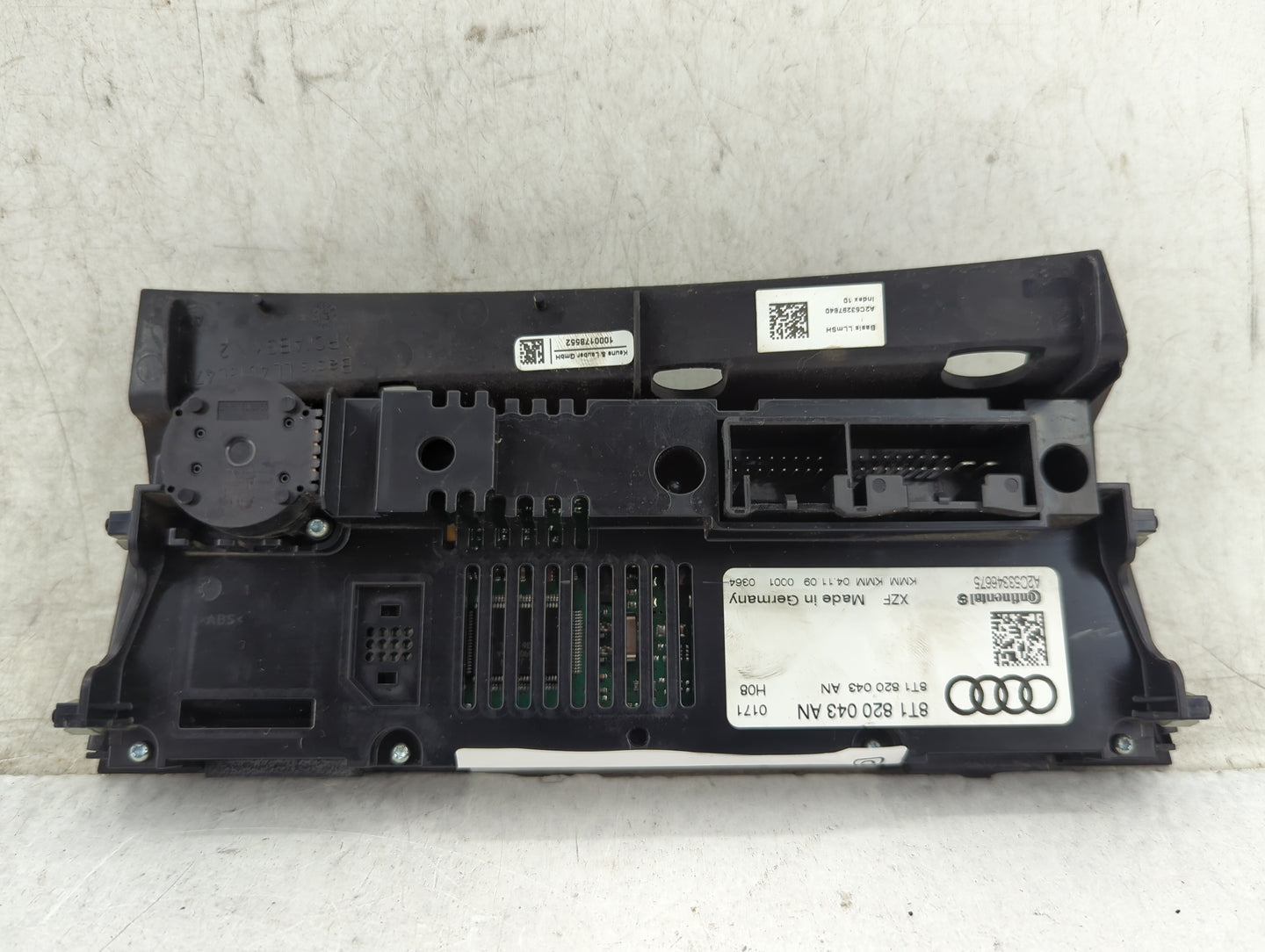 2009-2012 Audi A4 Climate Control Module Temperature AC/Heater Replacement P/N:8T1820043AN A2C53346675 Fits OEM Used Auto Pa