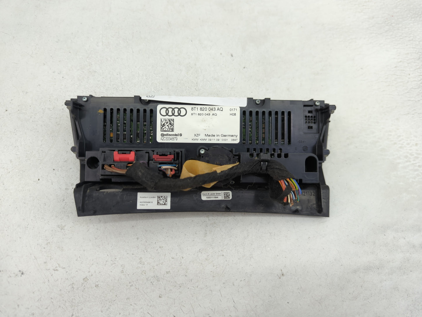 2009-2012 Audi A4 Climate Control Module Temperature AC/Heater Replacement P/N:8T1 820 043 AQ Fits Fits 2008 2009 2010 2011 