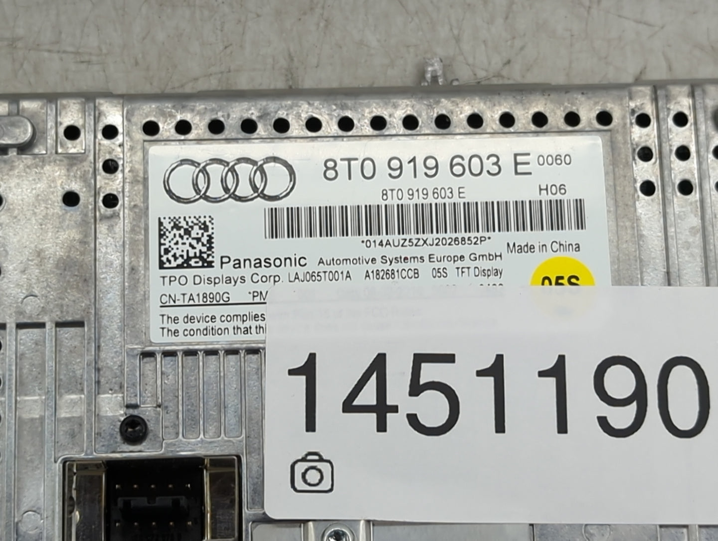2010 Audi A4 Information Display Screen - Oemusedautoparts1.com