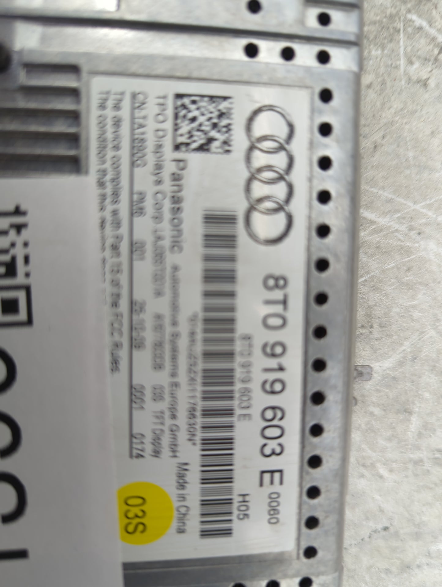 2009-2016 Audi A4 Information Display Screen - Oemusedautoparts1.com