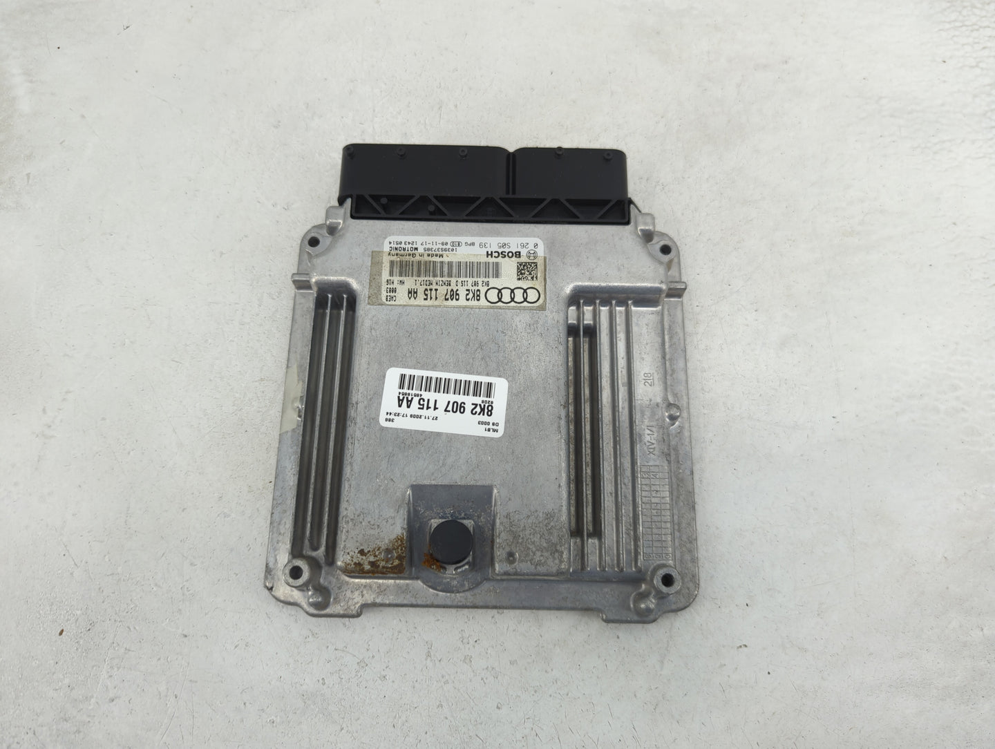 2010 Audi A4 PCM Engine Control Computer ECU ECM PCU OEM P/N:0 261 S05 139 8K2 907 115 AA Fits OEM Used Auto Parts - Oemused