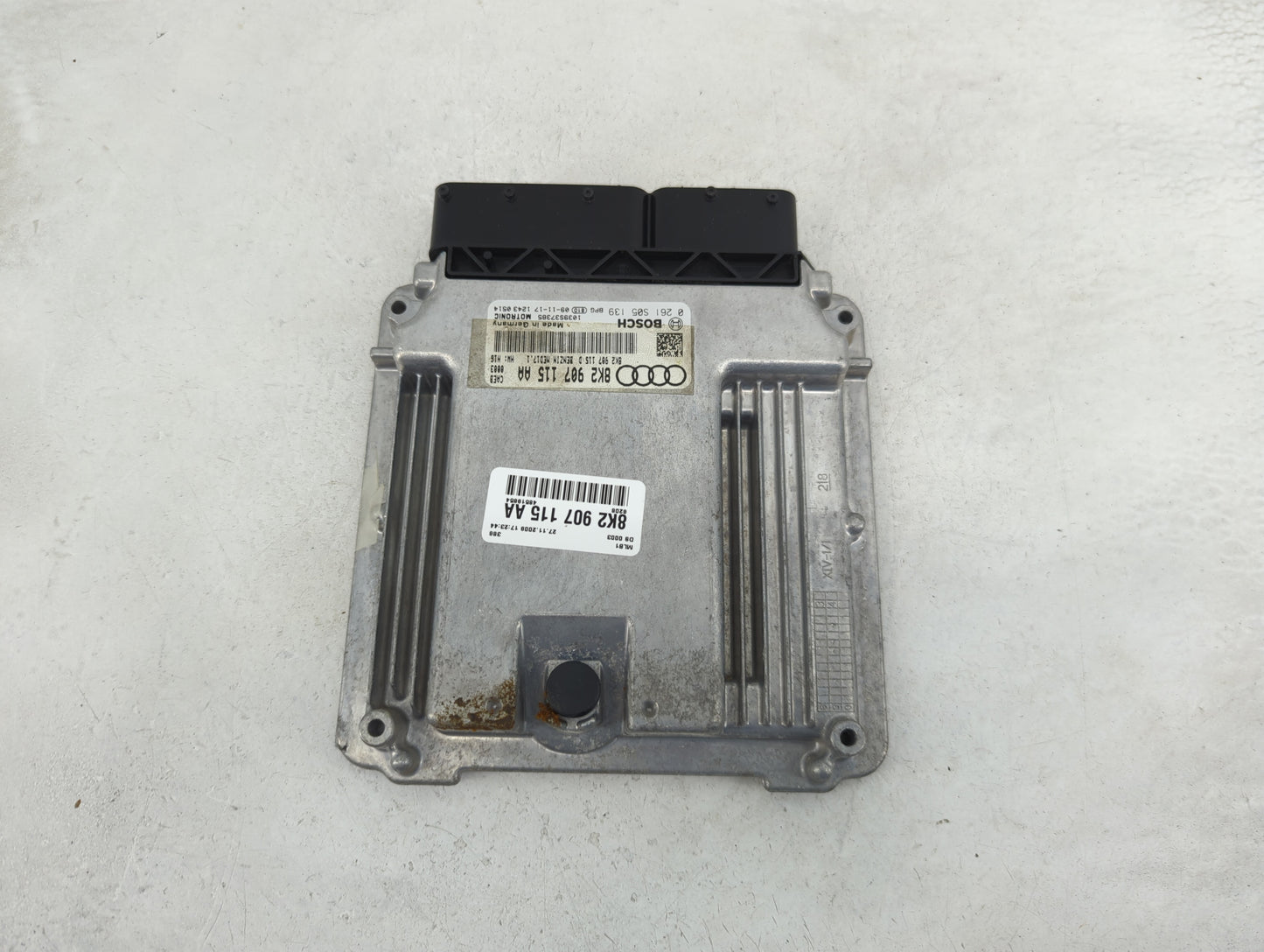 2010 Audi A4 PCM Engine Control Computer ECU ECM PCU OEM P/N:0 261 S05 139 8K2 907 115 AA Fits OEM Used Auto Parts - Oemused