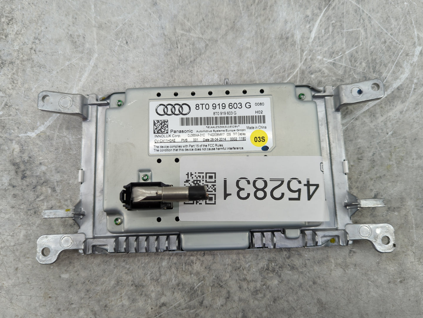 2009-2016 Audi A4 Information Display Screen - Oemusedautoparts1.com