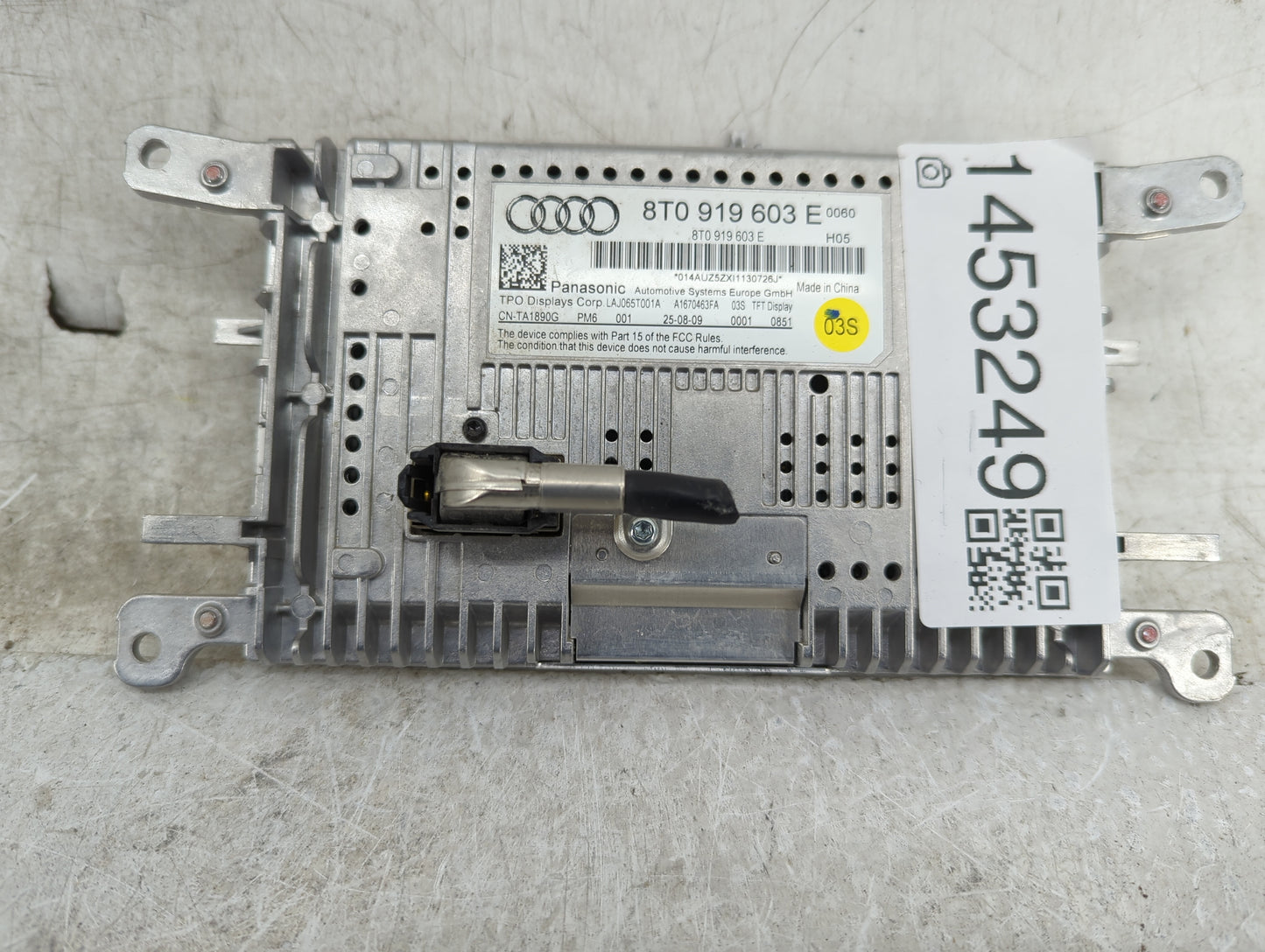 2009-2016 Audi A4 Information Display Screen - Oemusedautoparts1.com