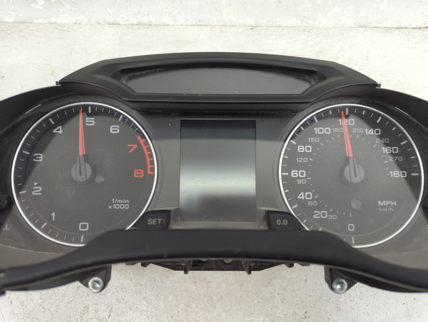 2010-2012 Audi A4 Instrument Cluster Speedometer Gauges P/N:8K0 920 950 E Miles: Fits Fits 2010 2011 2012 OEM Used Auto Part