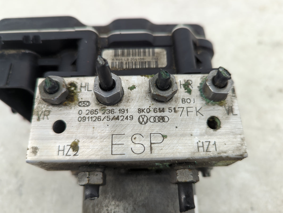 2010-2012 Audi A4 Anti-Lock Brake ABS Pump Module Actuator OEM P/N:0 265 236 191 Fits Fits 2010 2011 2012 OEM Used Auto Part