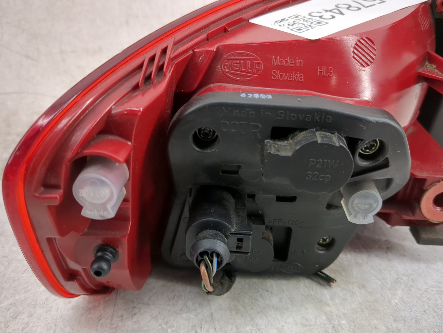 2009-2012 Audi A4 Tail Light Assembly Passenger Right OEM Fits Fits 2009 2010 2011 2012 OEM Used Auto Parts - Oemusedautopar