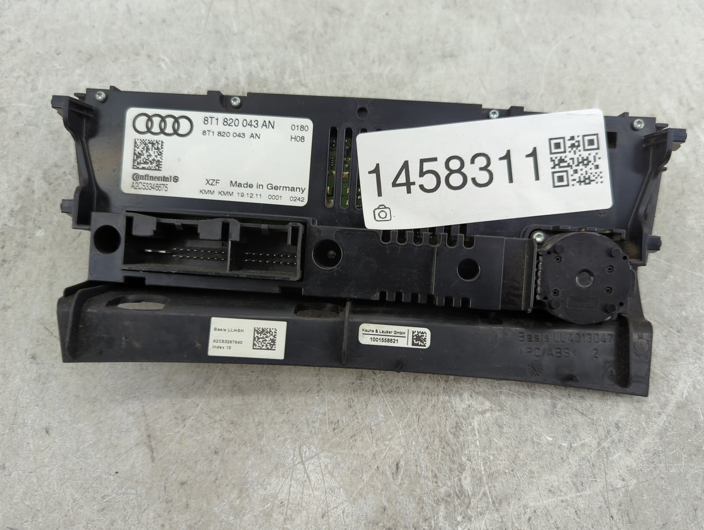 2009-2012 Audi A4 Climate Control Module Temperature AC/Heater Replacement P/N:8T1 820 043 AN Fits Fits 2008 2009 2010 2011 