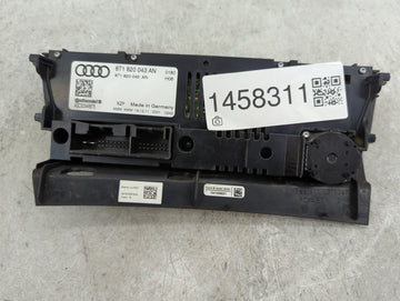 2009-2012 Audi A4 Climate Control Module Temperature AC/Heater Replacement P/N:8T1 820 043 AN Fits Fits 2008 2009 2010 2011 2012 OEM Used Auto Parts