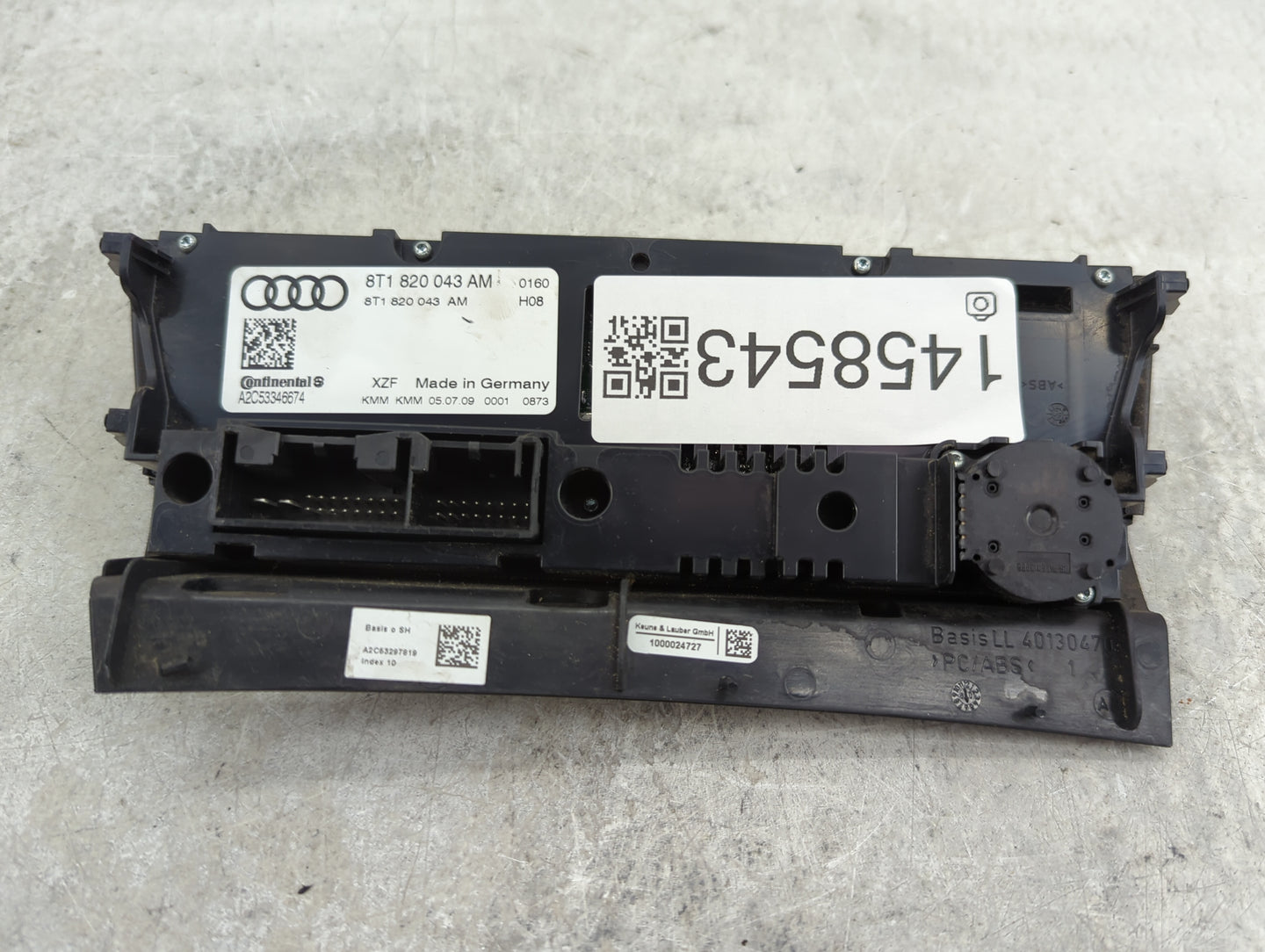 2009-2012 Audi A4 Climate Control Module Temperature AC/Heater Replacement P/N:8T1 820 043 AM Fits Fits 2008 2009 2010 2011 