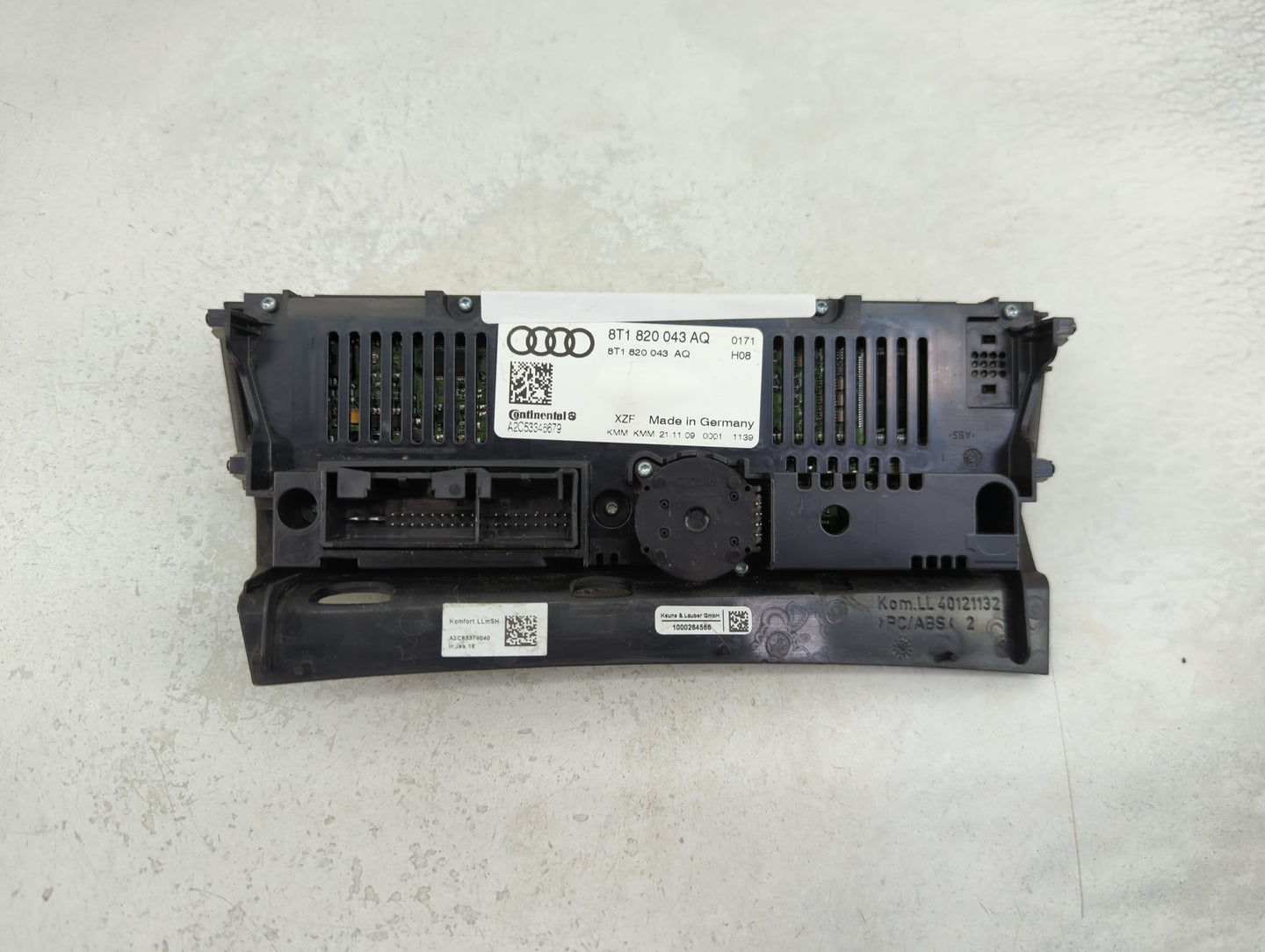2009-2012 Audi A4 Climate Control Module Temperature AC/Heater Replacement P/N:8T1820043AQ A2C53346679 Fits OEM Used Auto Pa