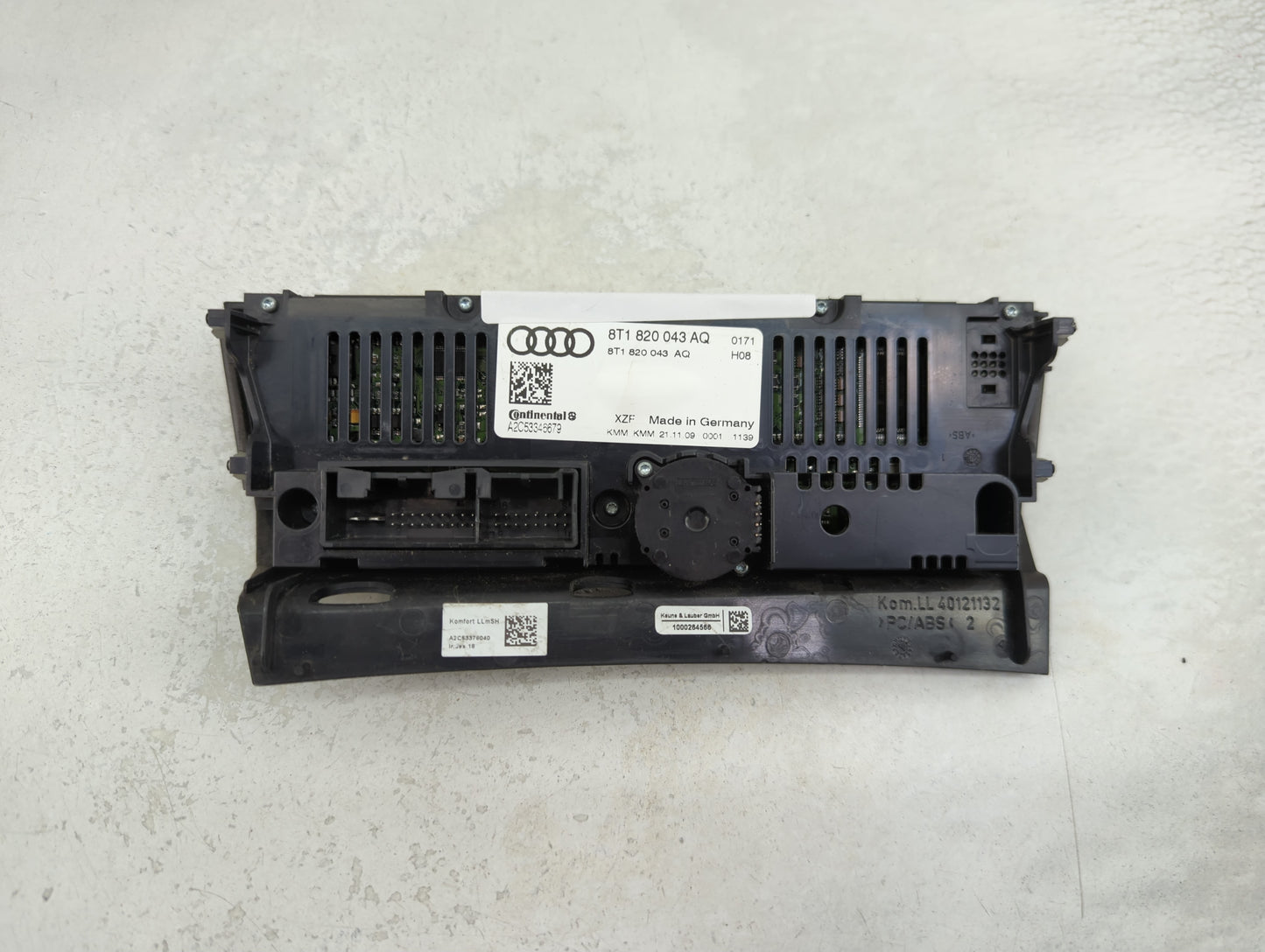 2009-2012 Audi A4 Climate Control Module Temperature AC/Heater Replacement P/N:8T1820043AQ A2C53346679 Fits OEM Used Auto Pa