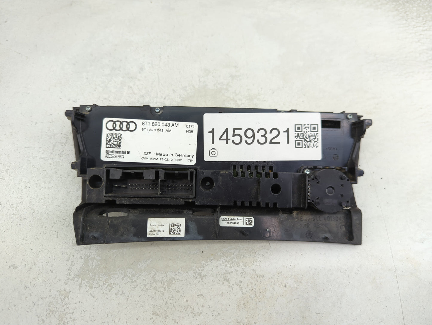 2009-2012 Audi A4 Climate Control Module Temperature AC/Heater Replacement P/N:8T1820043AM A2C53346674 Fits OEM Used Auto Pa