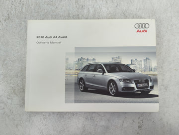 2010 Audi A4 Owners Manual Book Guide P/N:101.561.8K5.23 OEM Used Auto Parts - Oemusedautoparts1.com