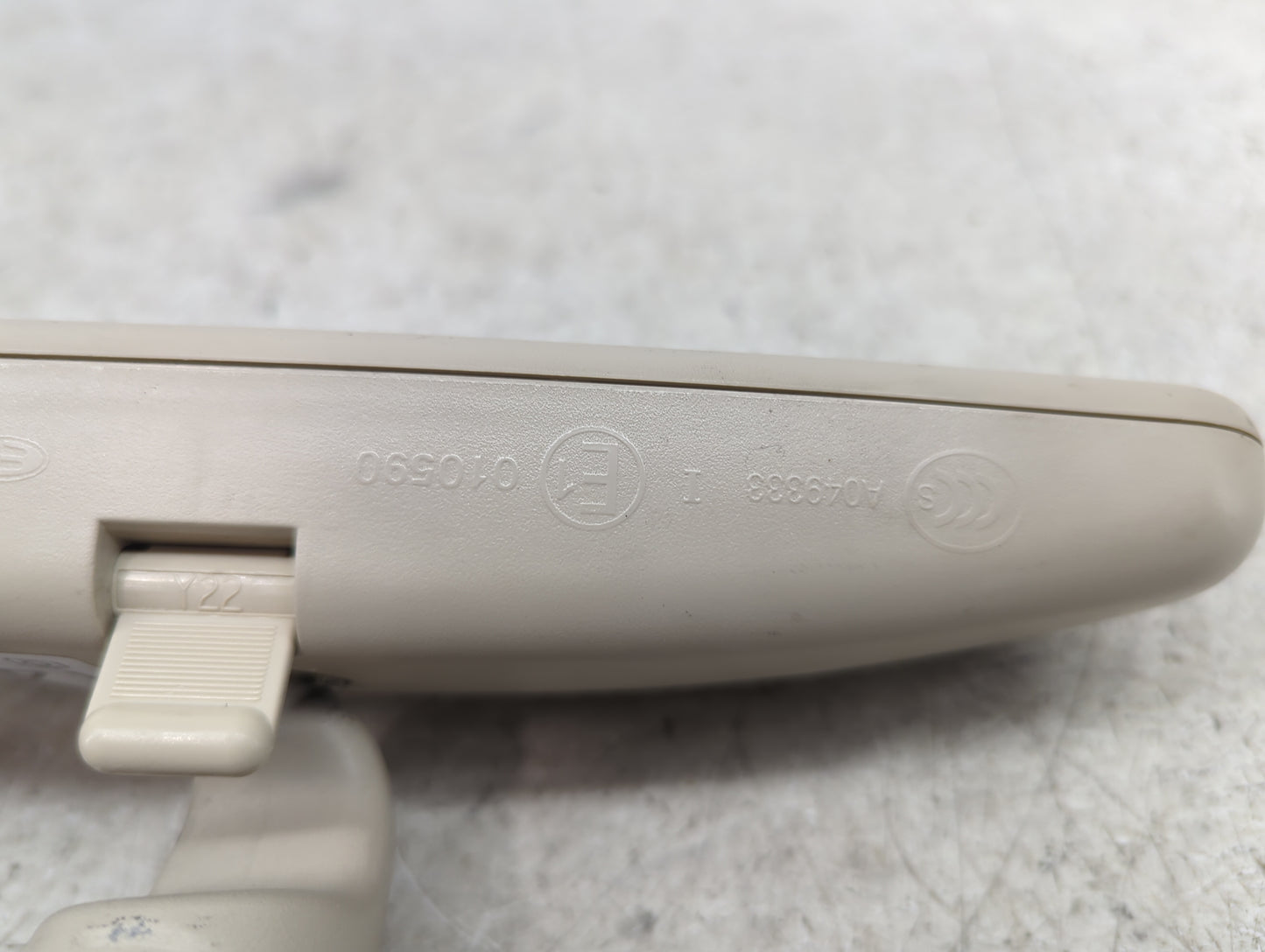 2010 Audi A4 Interior Rear View Mirror Replacement OEM P/N:E13 010590 A049838 Fits OEM Used Auto Parts - Oemusedautoparts1.c