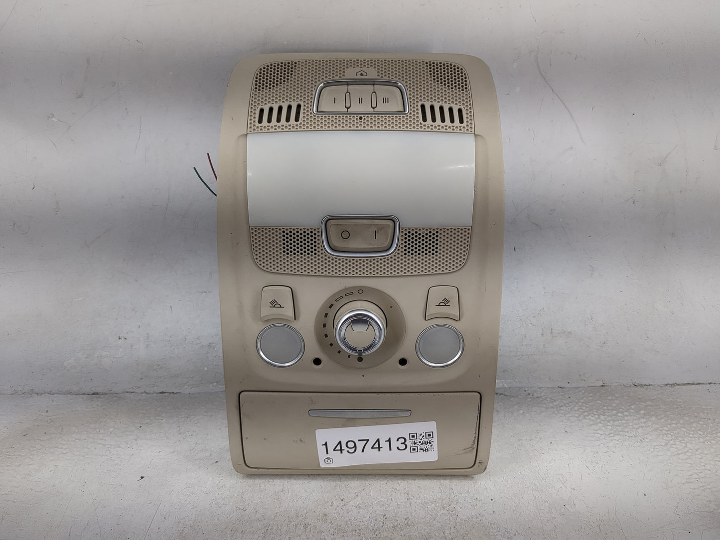 2009-2016 Audi A4 Overhead Roof Console Beige 1497413 - Oemusedautoparts1.com