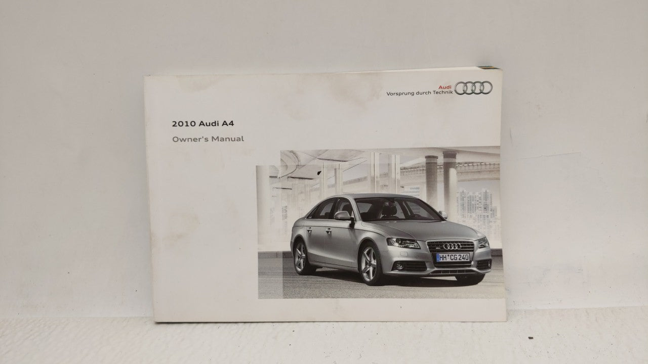 2010 Audi A4 Owners Manual Book Guide OEM Used Auto Parts - Oemusedautoparts1.com