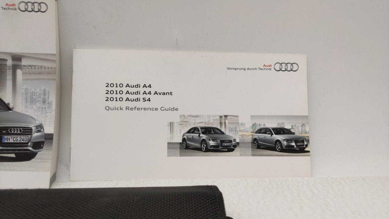 2010 Audi A4 Owners Manual Book Guide OEM Used Auto Parts - Oemusedautoparts1.com