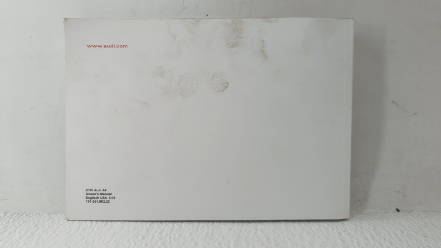 2010 Audi A4 Owners Manual Book Guide OEM Used Auto Parts - Oemusedautoparts1.com