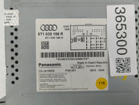 2010-2012 Audi A4 Radio AM FM Cd Player Receiver Replacement P/N:8T1 035 186 R 4G0035082C Fits OEM Used Auto Parts - Oemused