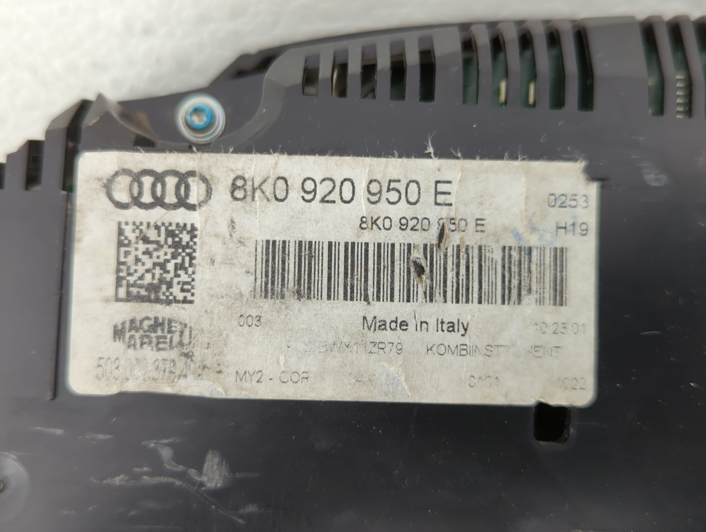 2010-2012 Audi A4 Instrument Cluster Speedometer Gauges P/N:8K0920950E 8K0 920 950 E, 8K0920950H Fits Fits 2010 2011 2012 OE