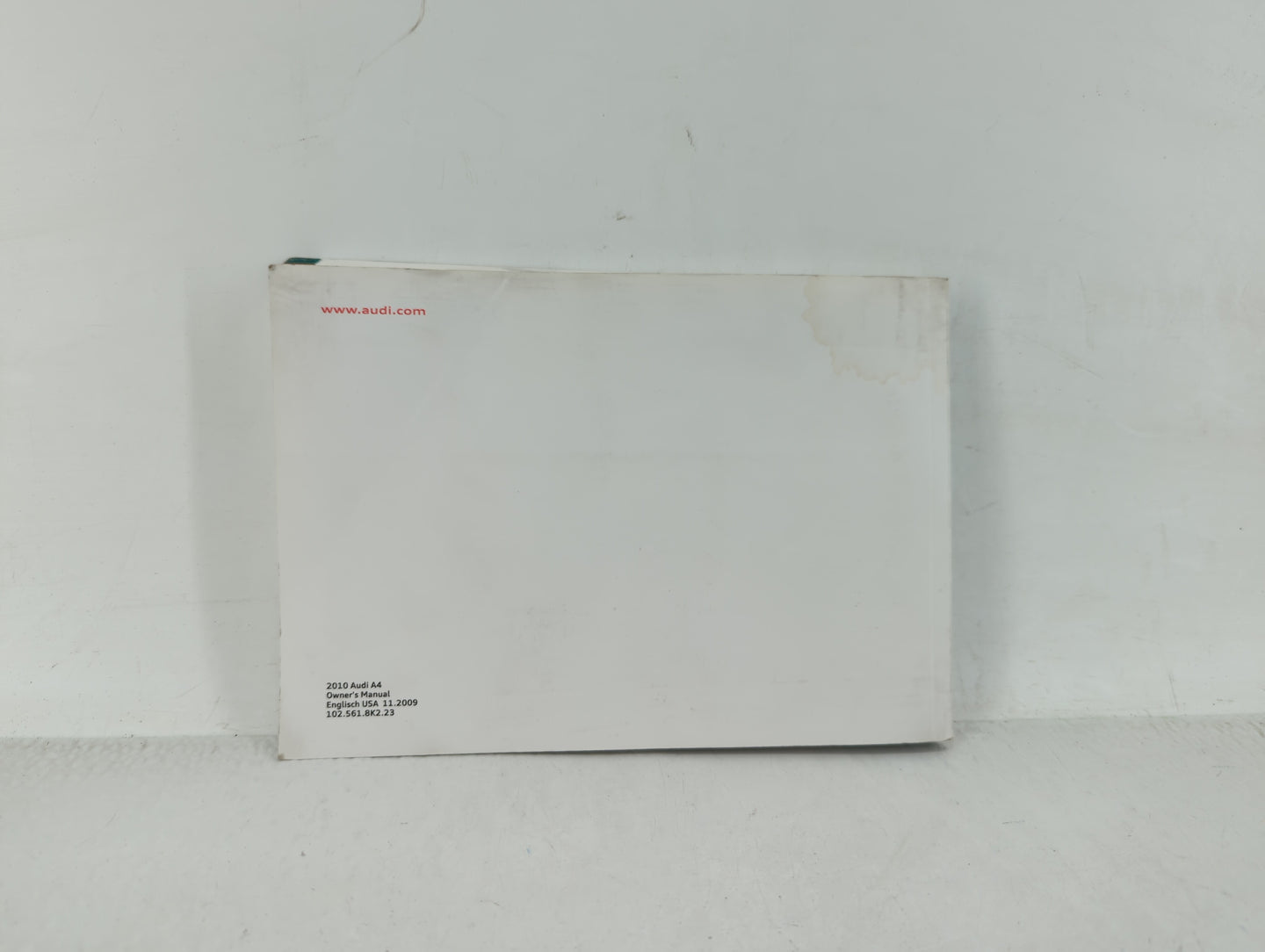 2010 Audi A4 Owners Manual Book Guide OEM Used Auto Parts - Oemusedautoparts1.com