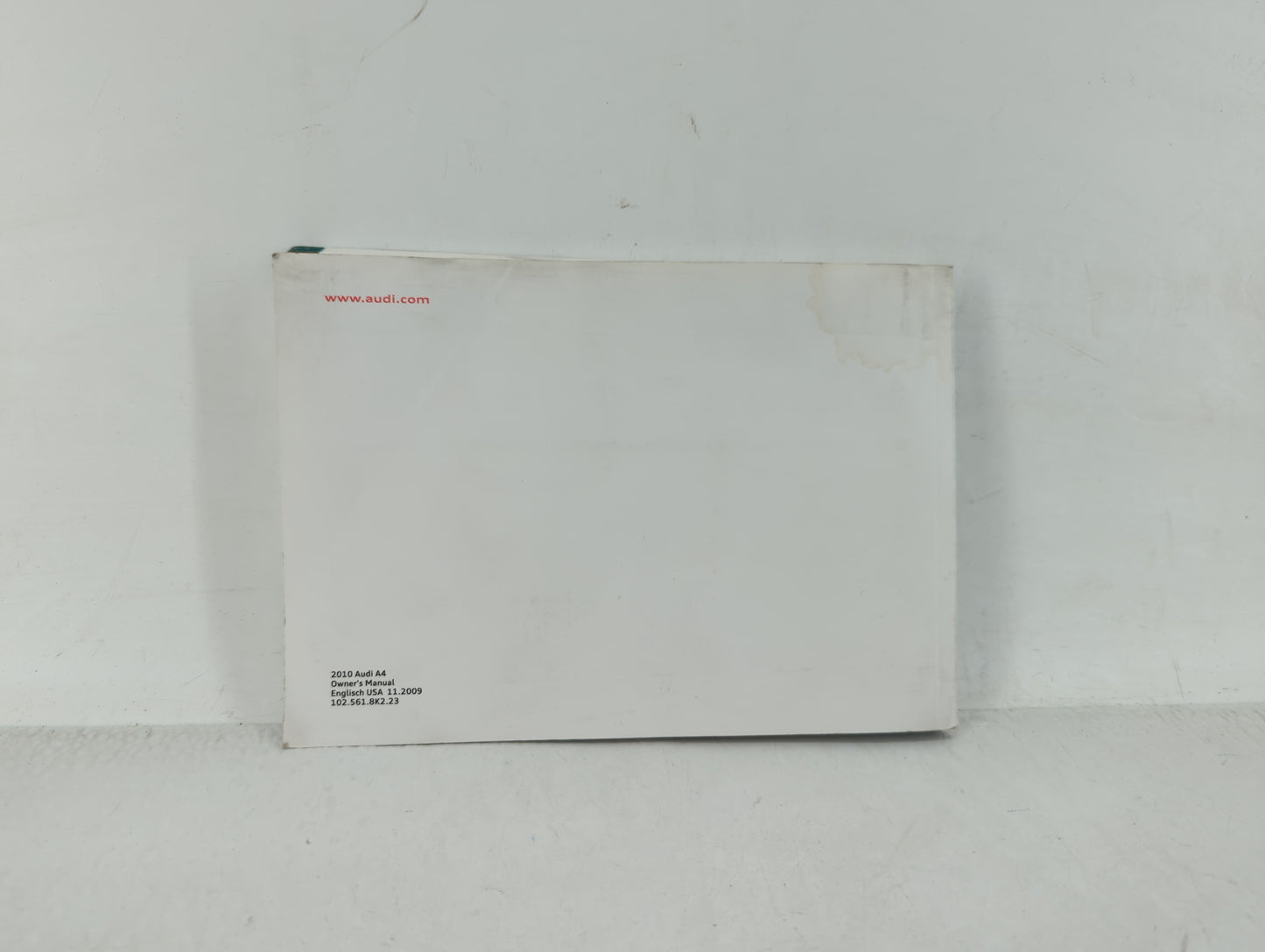 2010 Audi A4 Owners Manual Book Guide OEM Used Auto Parts - Oemusedautoparts1.com