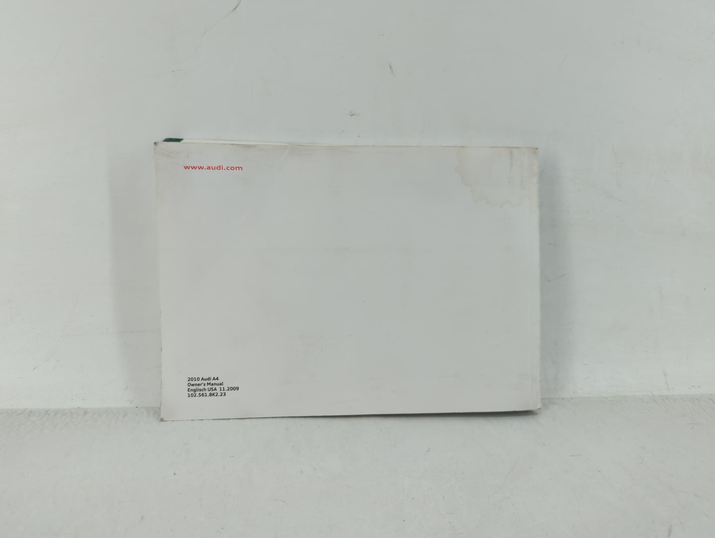 2010 Audi A4 Owners Manual Book Guide OEM Used Auto Parts - Oemusedautoparts1.com