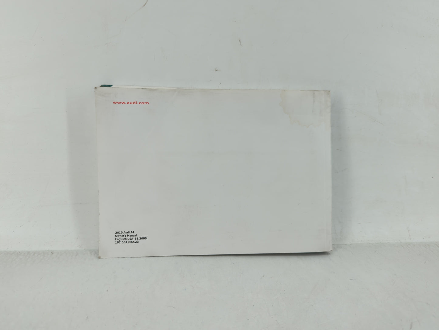 2010 Audi A4 Owners Manual Book Guide OEM Used Auto Parts - Oemusedautoparts1.com