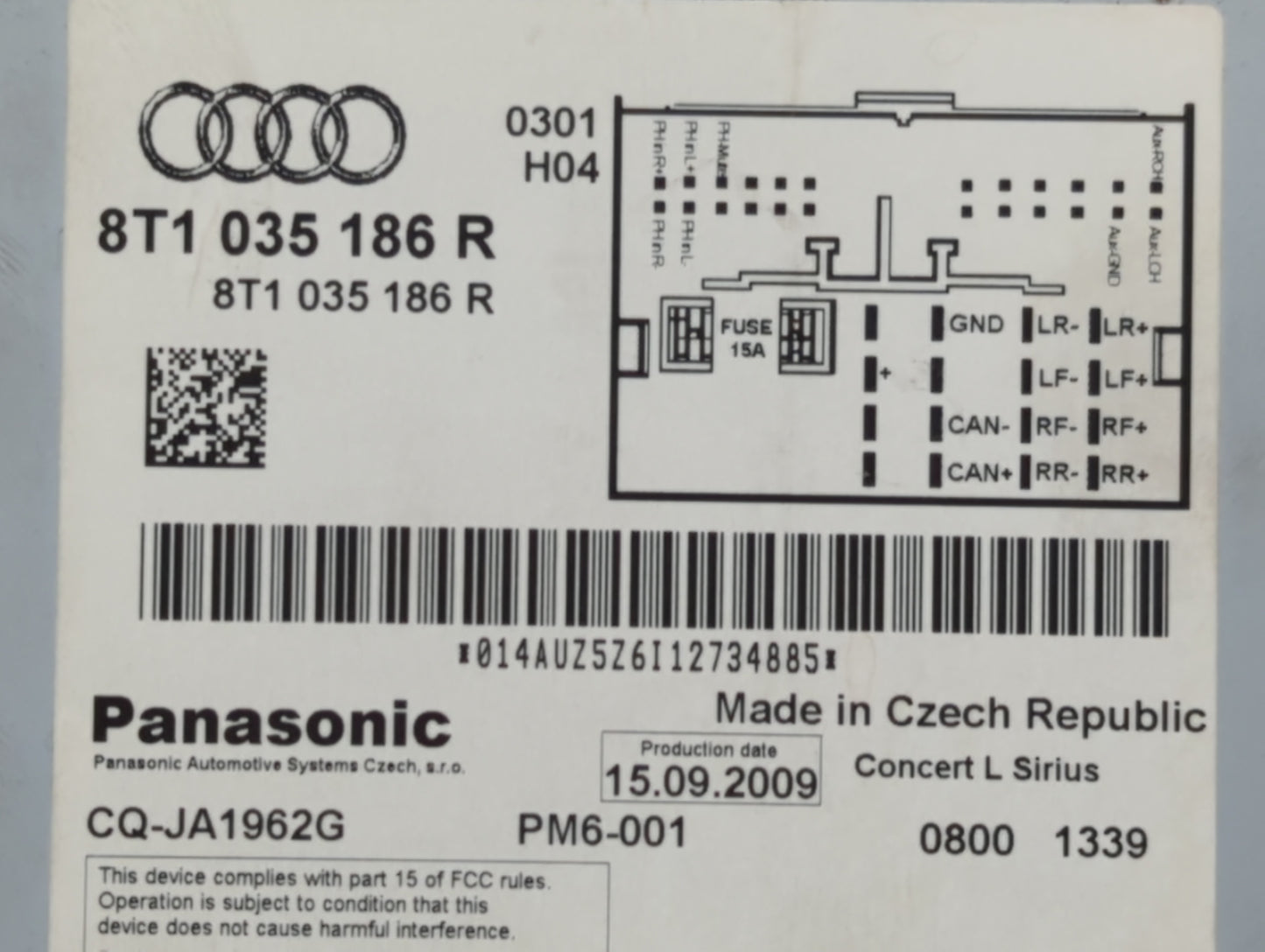 2010-2012 Audi A4 Am Fm Cd Player Radio Receiver - Oemusedautoparts1.com