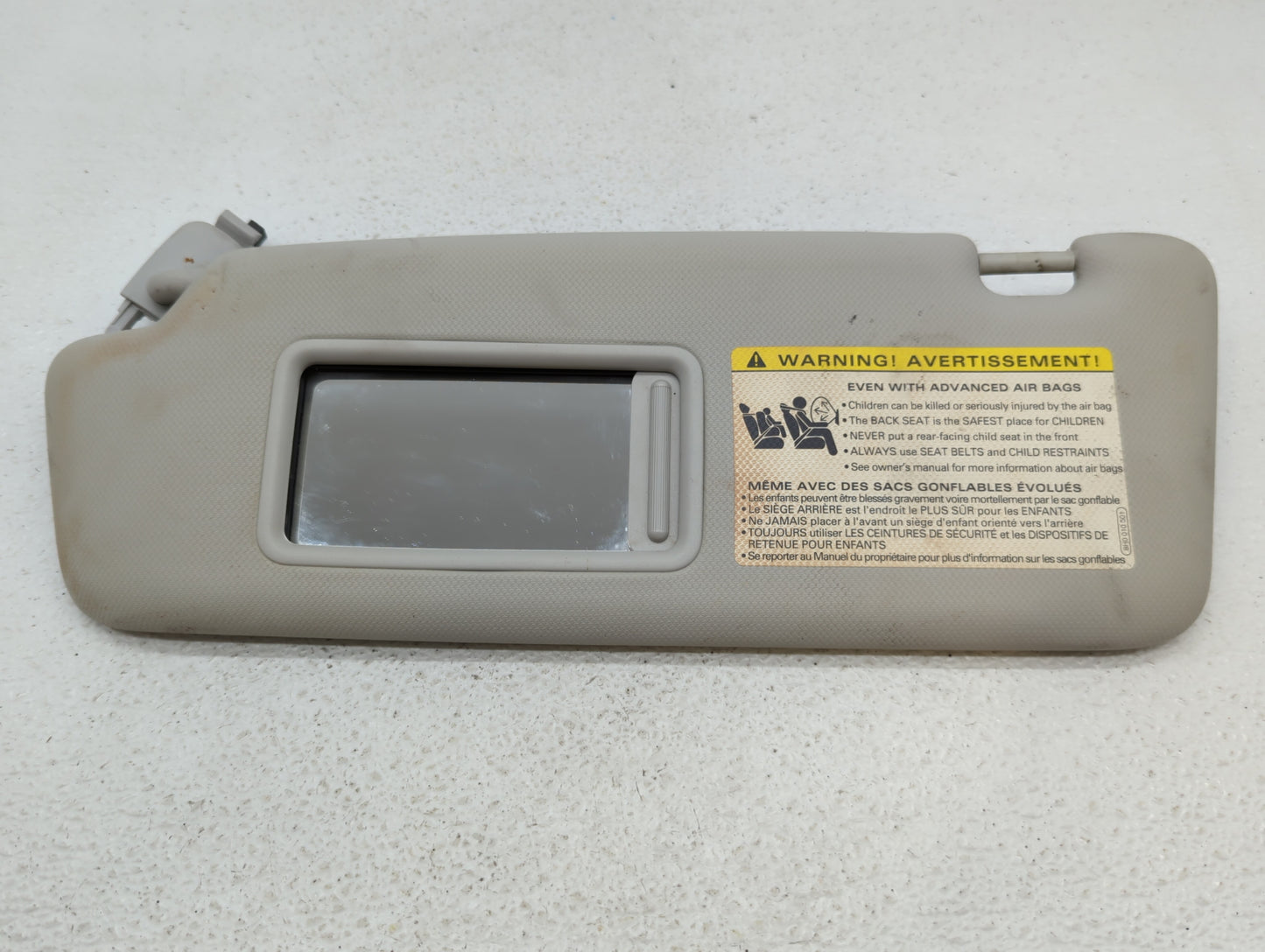 2009-2012 Audi A4 Sun Visor Shade Replacement Driver Left Mirror Fits Fits 2009 2010 2011 2012 OEM Used Auto Parts - Oemused