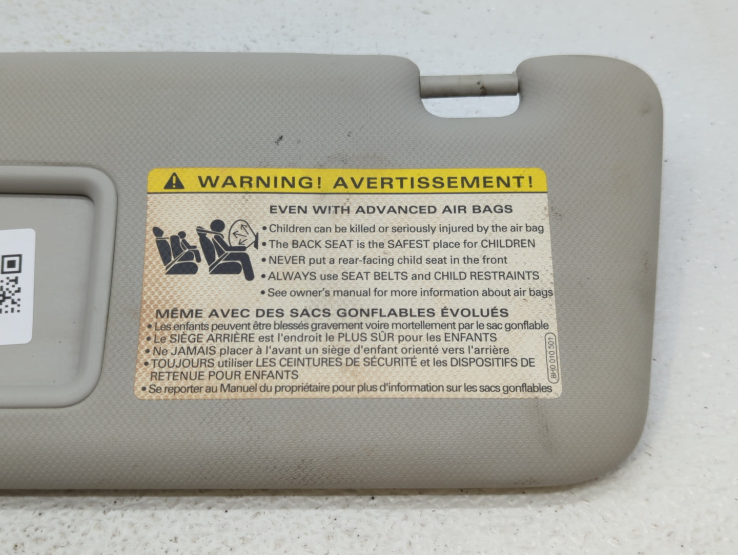 2009-2012 Audi A4 Sun Visor Shade Replacement Driver Left Mirror Fits Fits 2009 2010 2011 2012 OEM Used Auto Parts - Oemused