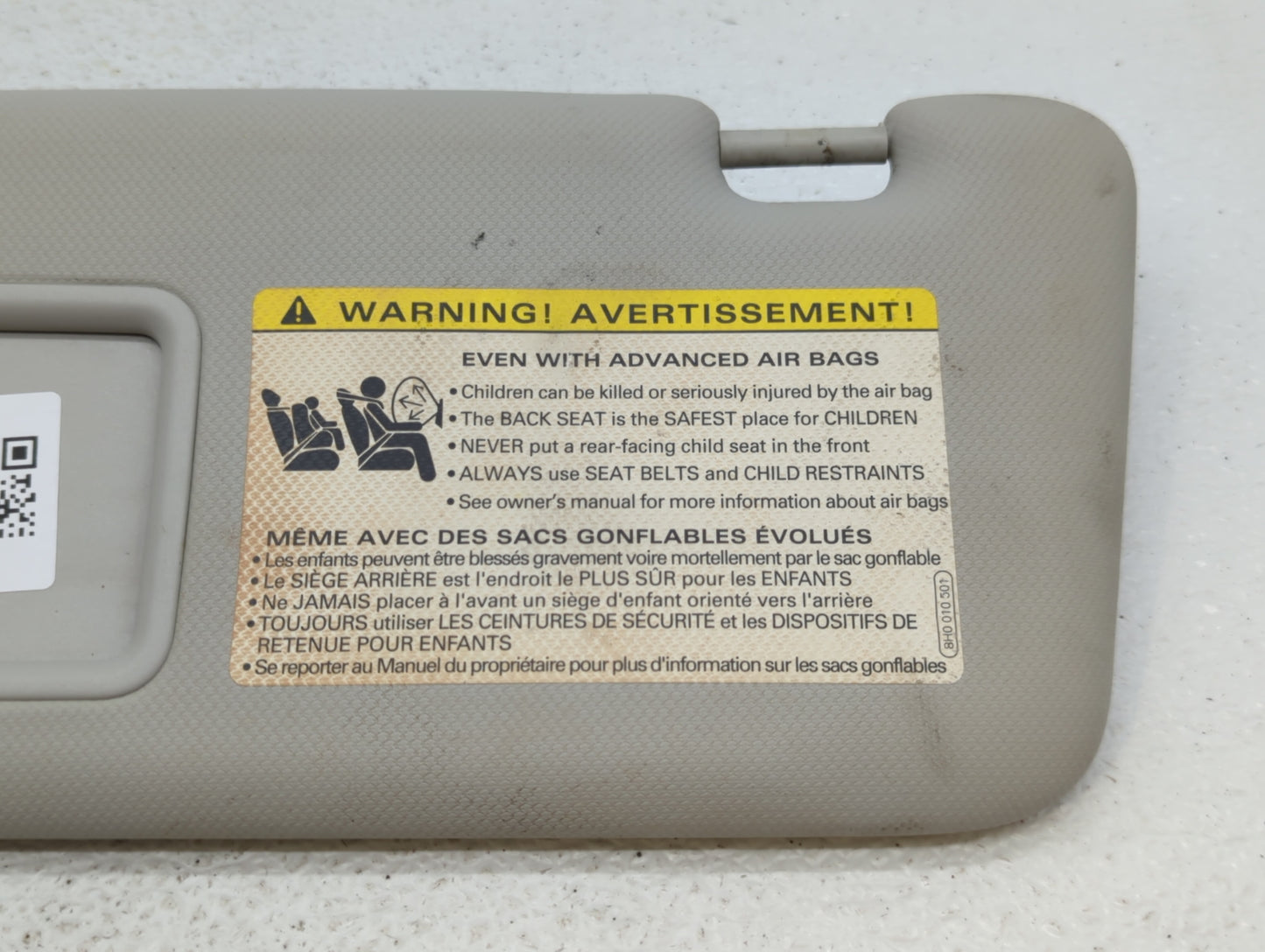 2009-2012 Audi A4 Sun Visor Shade Replacement Driver Left Mirror Fits Fits 2009 2010 2011 2012 OEM Used Auto Parts - Oemused