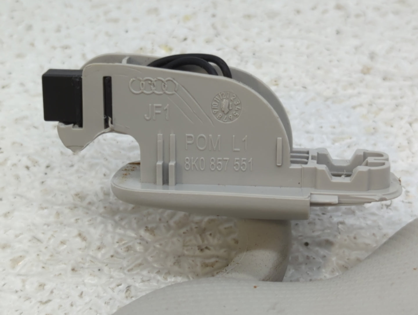 2009-2012 Audi A4 Sun Visor Shade Replacement Driver Left Mirror Fits Fits 2009 2010 2011 2012 OEM Used Auto Parts - Oemused