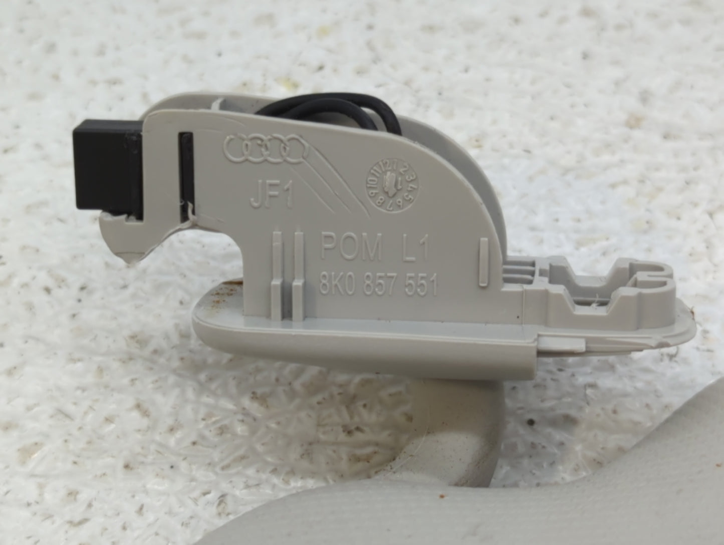 2009-2012 Audi A4 Sun Visor Shade Replacement Driver Left Mirror Fits Fits 2009 2010 2011 2012 OEM Used Auto Parts - Oemused