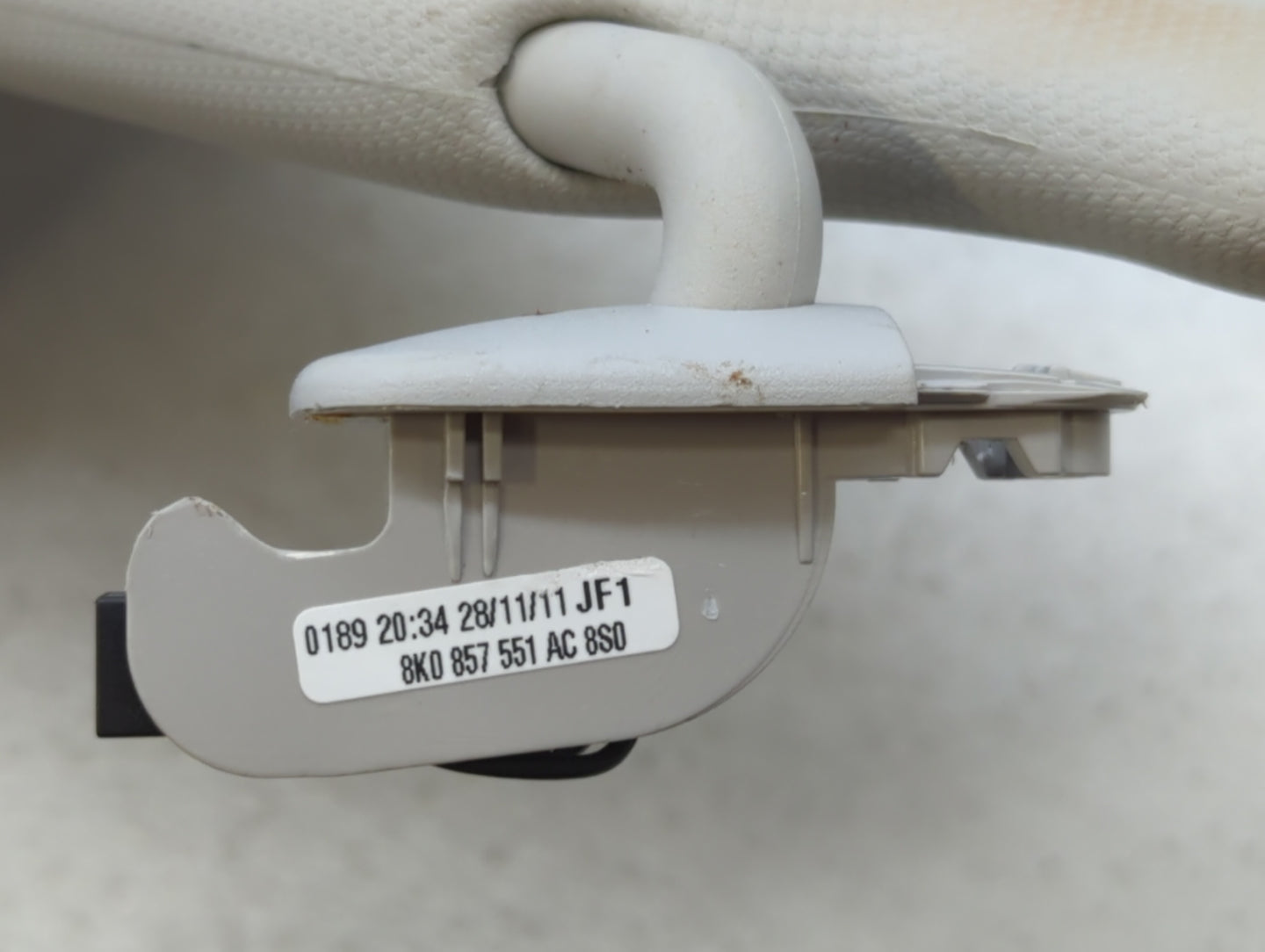 2009-2012 Audi A4 Sun Visor Shade Replacement Driver Left Mirror Fits Fits 2009 2010 2011 2012 OEM Used Auto Parts - Oemused