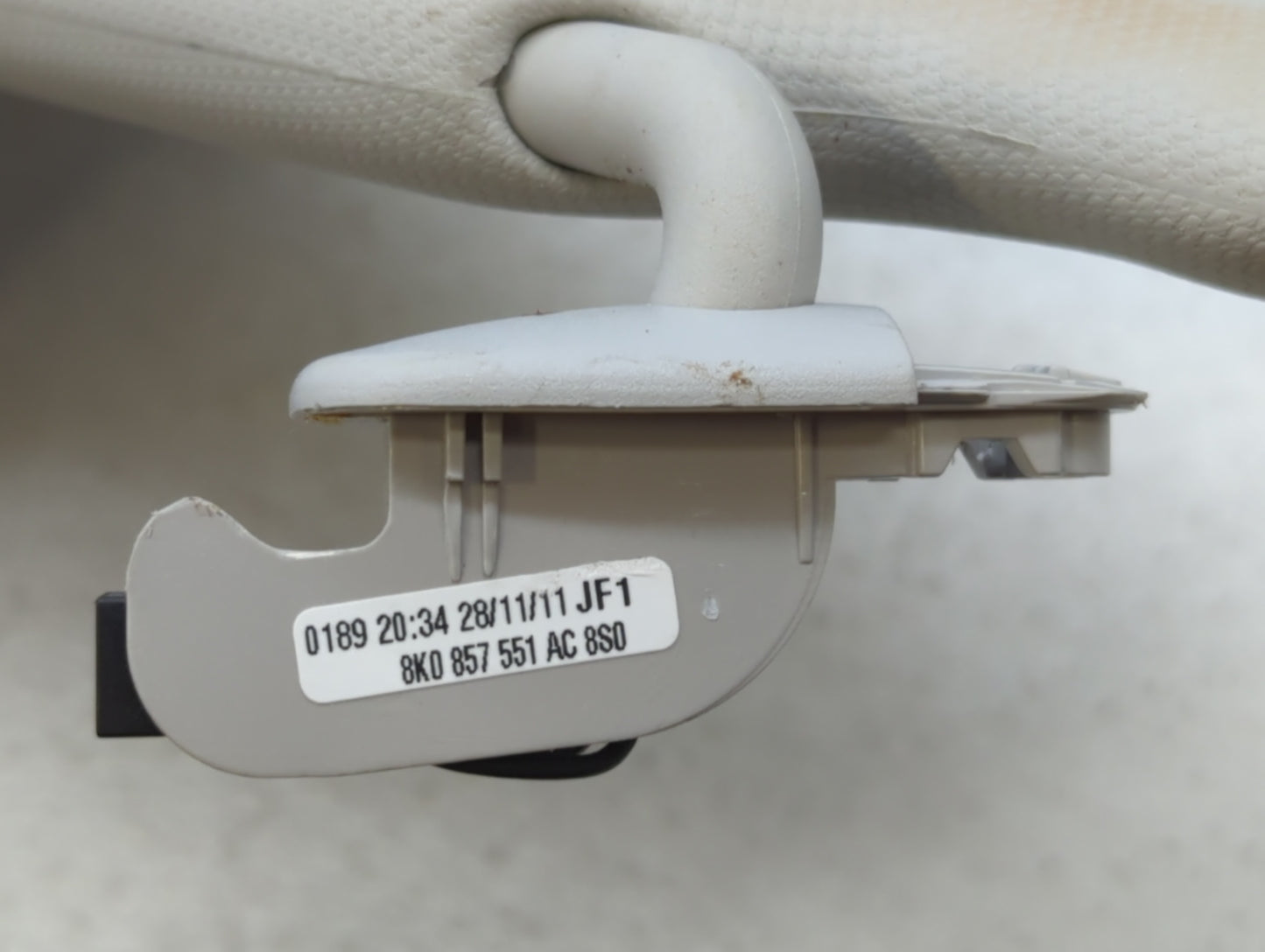 2009-2012 Audi A4 Sun Visor Shade Replacement Driver Left Mirror Fits Fits 2009 2010 2011 2012 OEM Used Auto Parts - Oemused