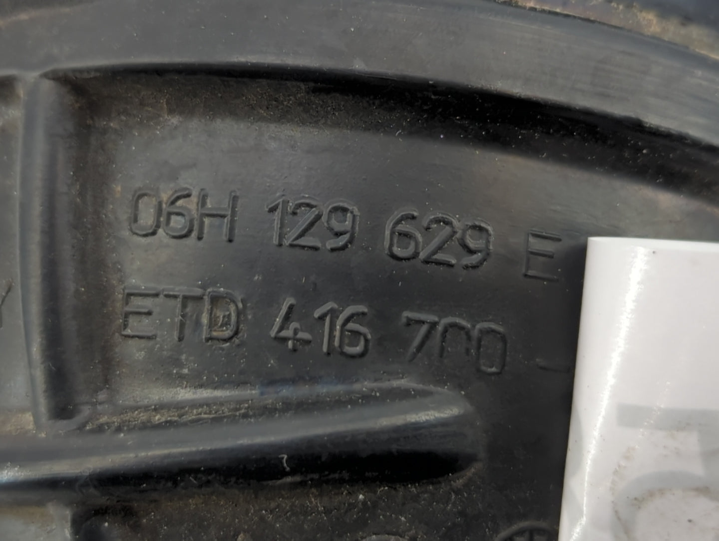 2010 Audi A4 Air Cleaner Intake Duct Hose Tube Black - Oemusedautoparts1.com