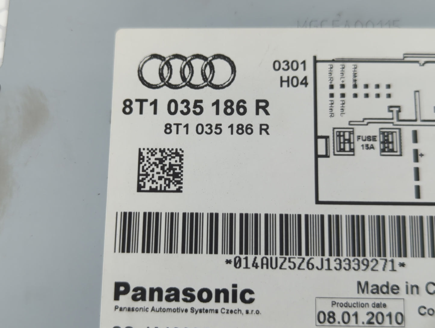 2010-2012 Audi A4 Am Fm Cd Player Radio Receiver - Oemusedautoparts1.com