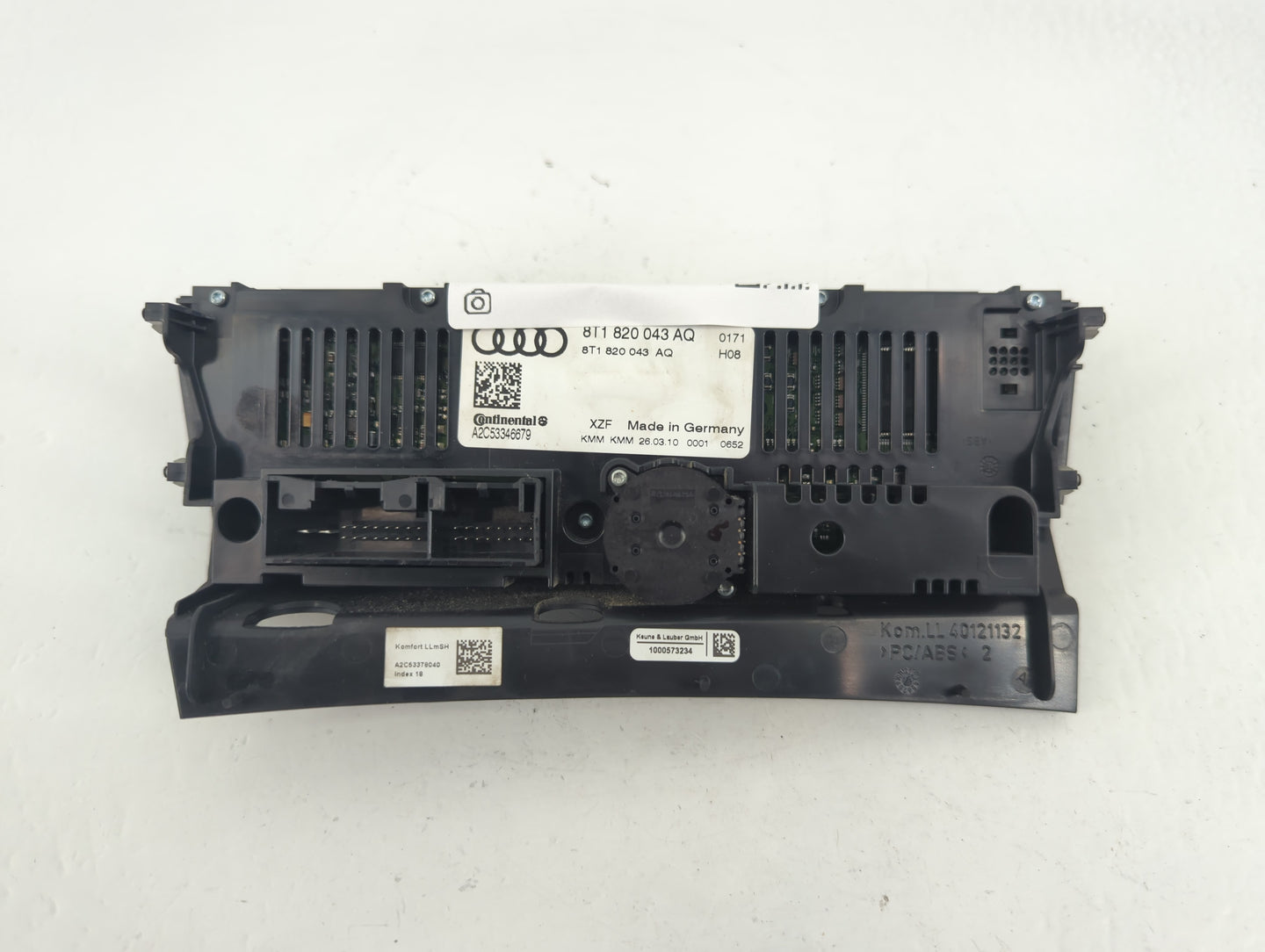 2009-2012 Audi A4 Climate Control Module Temperature AC/Heater Replacement P/N:8T1 820 043 AQ Fits OEM Used Auto Parts - Oem