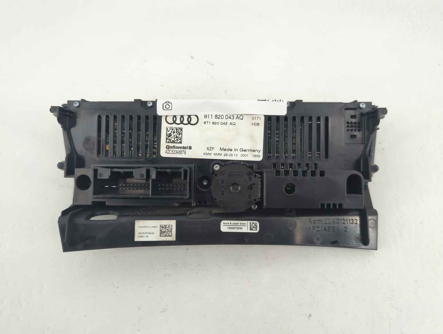 2009-2012 Audi A4 Climate Control Module Temperature AC/Heater Replacement P/N:8T1 820 043 AQ Fits OEM Used Auto Parts - Oem