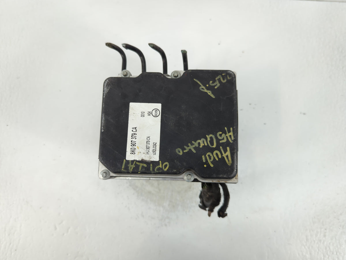 2013 Audi A4 Anti-Lock Brake ABS Pump Module Actuator OEM P/N:8K0 907 379 CA Fits OEM Used Auto Parts - Oemusedautoparts1.co