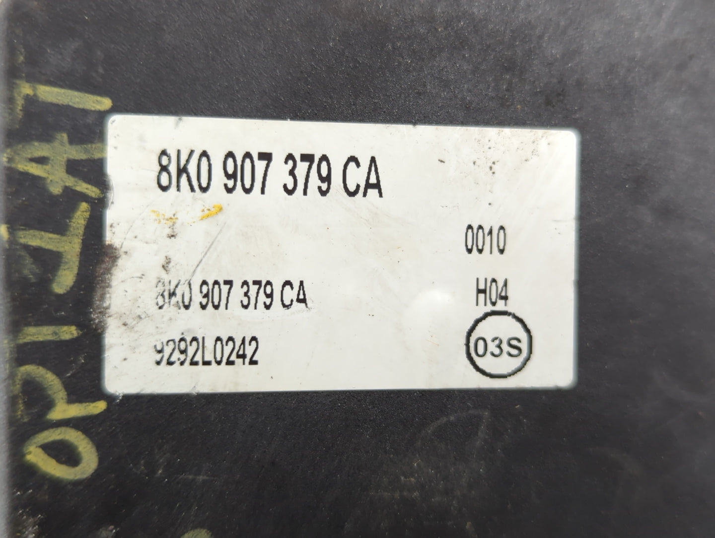 2013 Audi A4 ABS Pump Control Module Replacement P/N:8K0 907 379 CA Fits OEM Used Auto Parts - Oemusedautoparts1.com