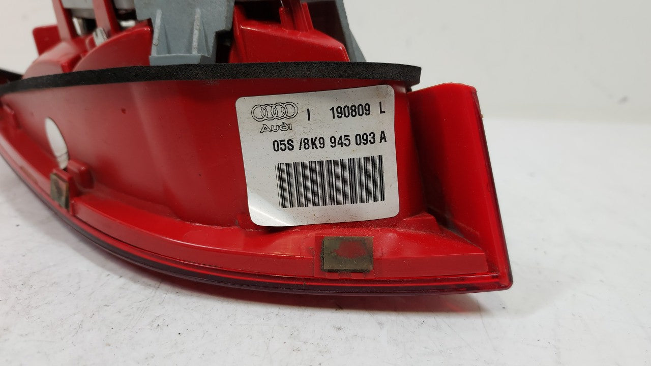 2010-2012 Audi A4 Quattro Tail Light Assembly Driver Left OEM P/N:8K9 945 093 A Fits Fits 2010 2011 2012 OEM Used Auto Parts
