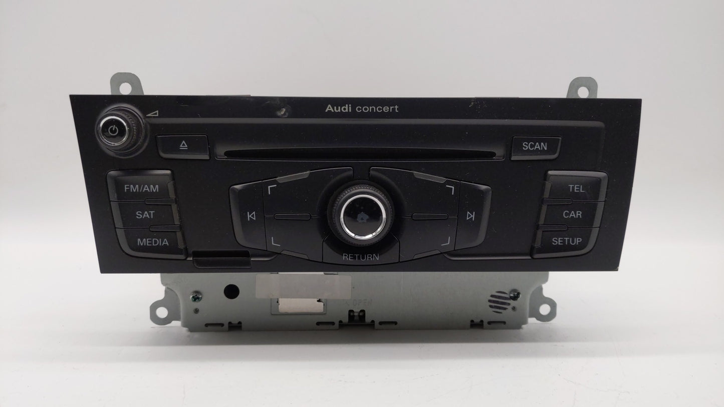 2010-2012 Audi A4 Quattro Radio AM FM Cd Player Receiver Replacement P/N:8T1 035 186 R 4G0035082C Fits OEM Used Auto Parts -