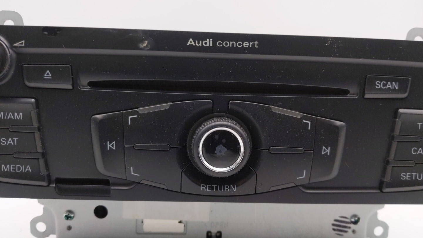 2010-2012 Audi A4 Quattro Radio AM FM Cd Player Receiver Replacement P/N:8T1 035 186 R 4G0035082C Fits OEM Used Auto Parts -